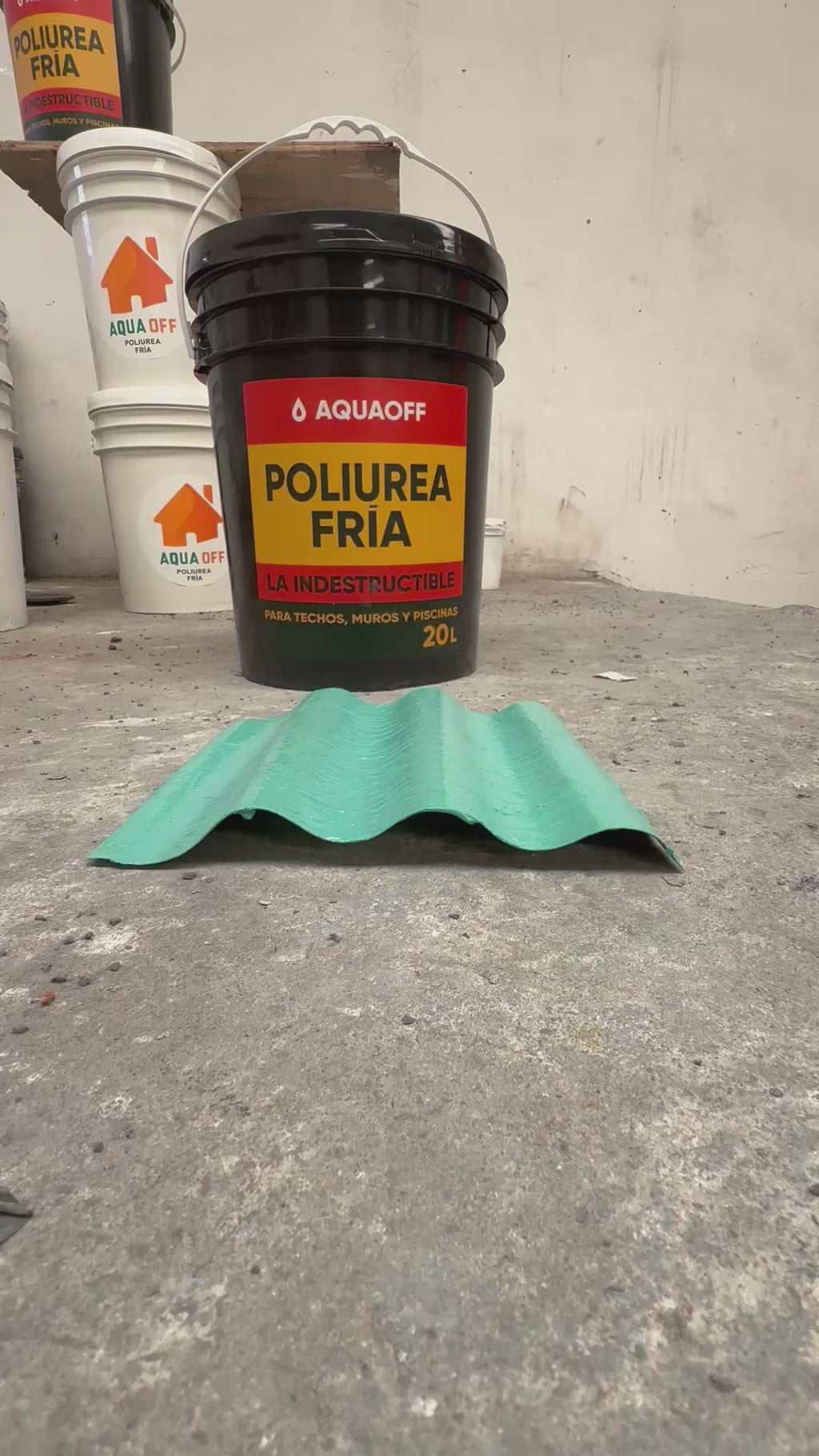 POLIUREA FRIA LA INDESTRUCTIBLE AQUAOFF  20 LT